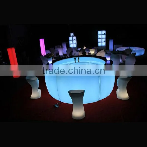 Commercial modern wine mini lighted led bar counter for sale