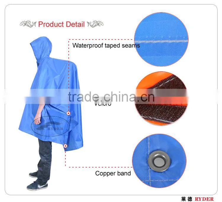 Backpacker Military Poncho Raincoat