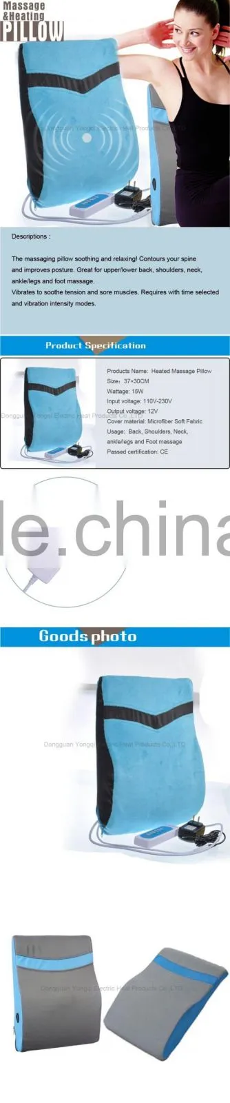 Comfortable Cushion for Back Neck Use with Electric Massage