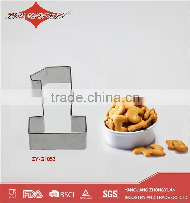 High quality flower shape stainless steel cookie cutter