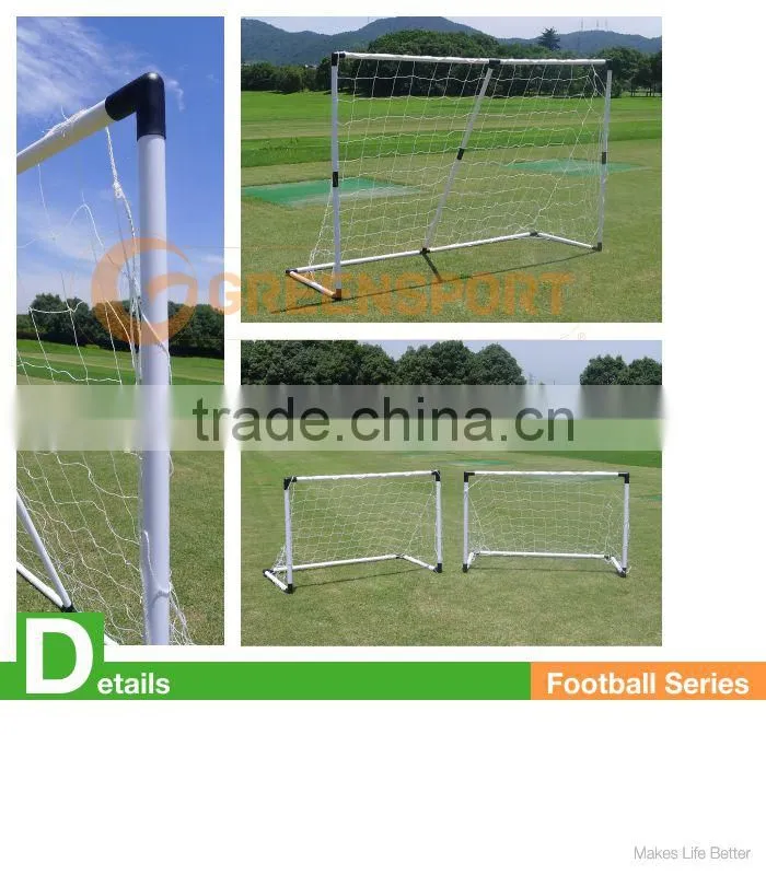 GSSG16D 2 in 1 plastic soccer goal set with cone and vest