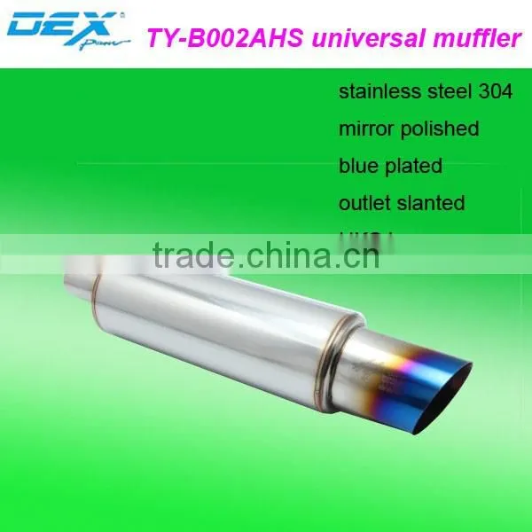 high quality automotive modiffied performance universal exhaust system muffler