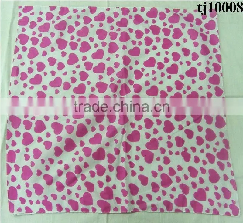 Custom design polyester and cotton designer kerchief in trendy style