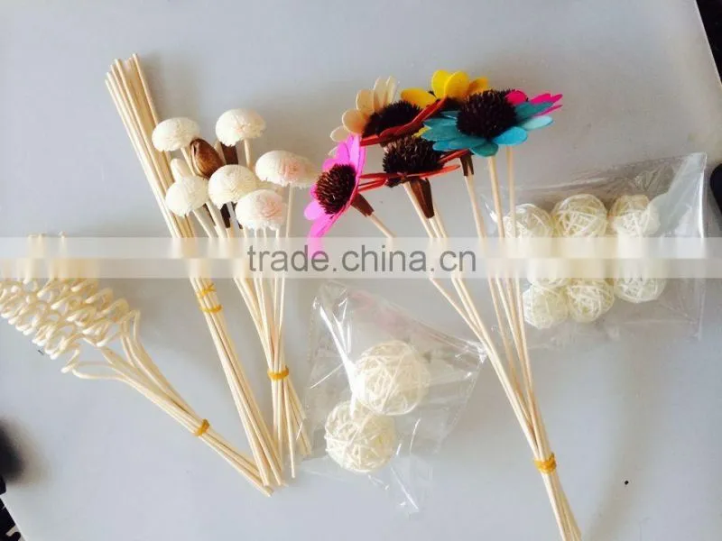 Round aroma air freshener wooden cap 3.5X3.5CM