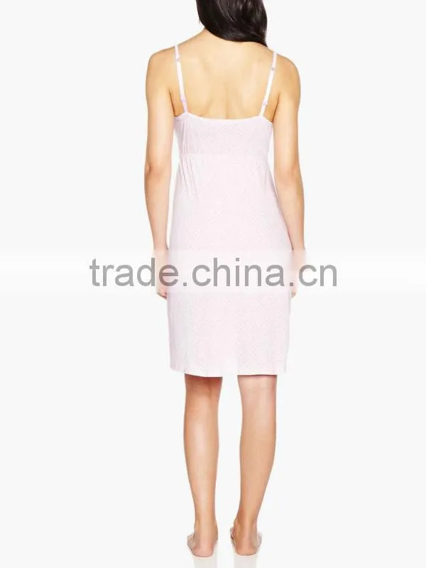 Maternity sexy long gown ladies lingerie sleeping wear