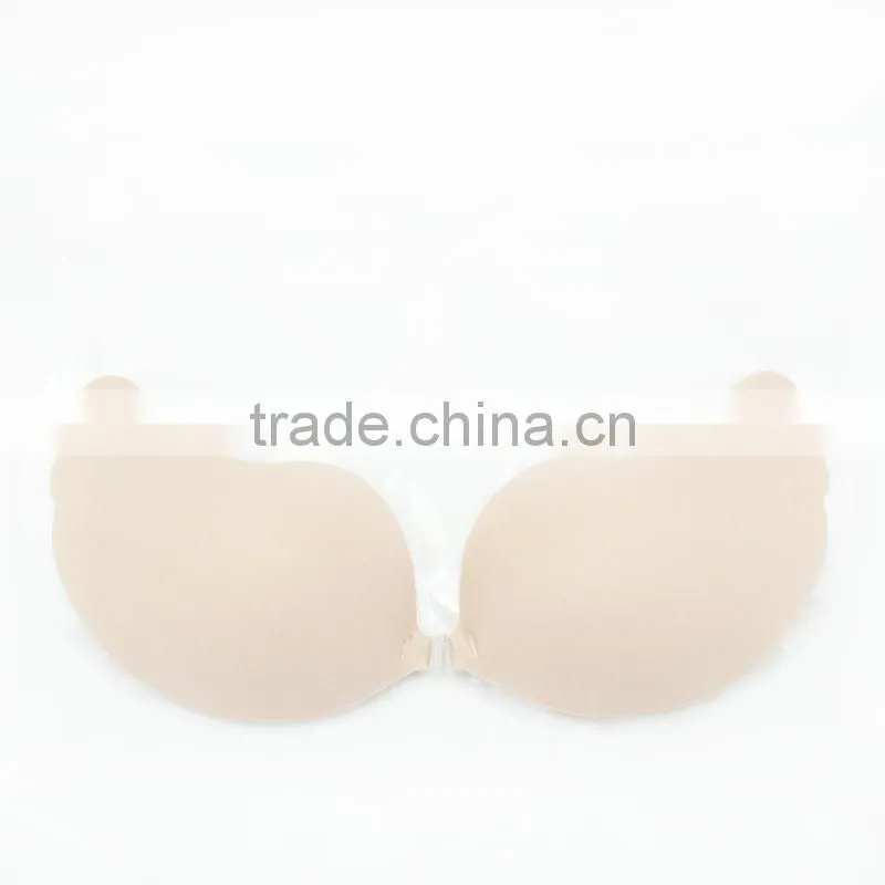 Girl dresses sexy undergarments nude INVISIBLE bra