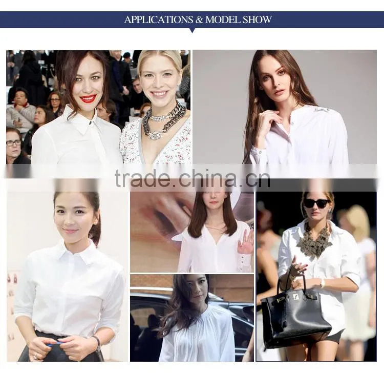 Factory Price For Embroidered Flower Of Ladies Casual Double Breasted Shirt