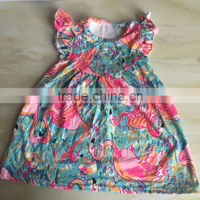 WY-653 Cute Girl Dresses in Stock Kids Frocks Online 1 Year Old Birthday Dress for Baby Girl