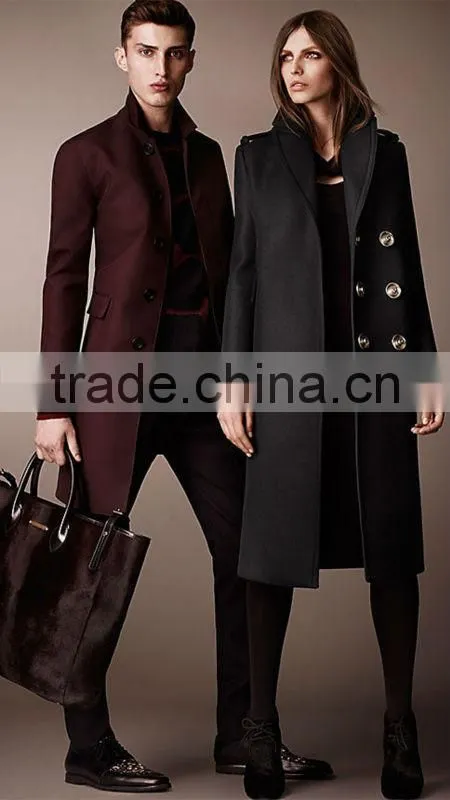 fashionable handsome men winter coats brown hot sale powerful high quality custom made mens fashion wool coats