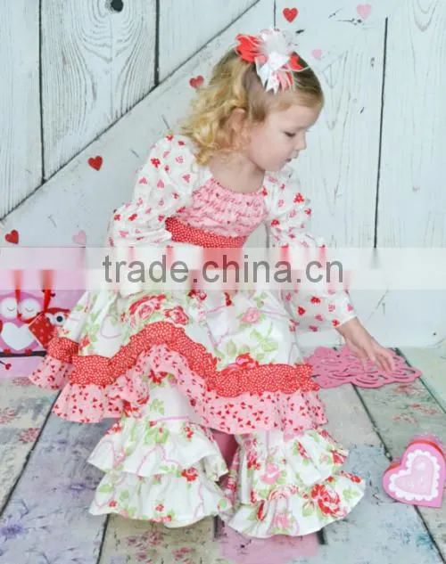Whole sale winter/fall boutique girl remak baby clothes3pcs sweet girl Princess with long sleeve and long pants girls ruffle set
