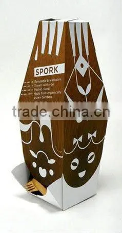 new 2011 wooden comb packaging box