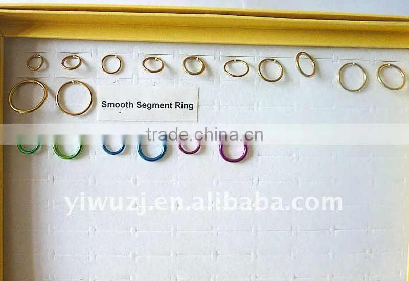 spiral tongue industrial barbell ring body jewelry