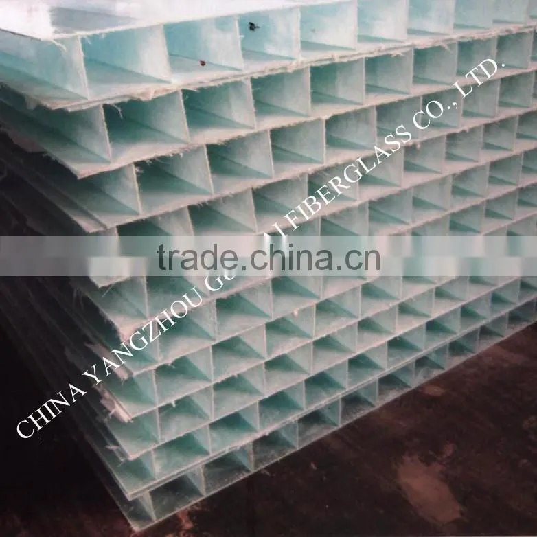 high strength Surface polishing treatment Fiberglass hollow panel