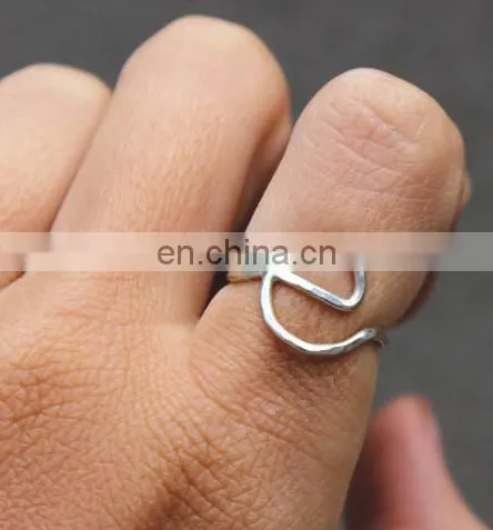 Mini cute gold knot ring jewelry