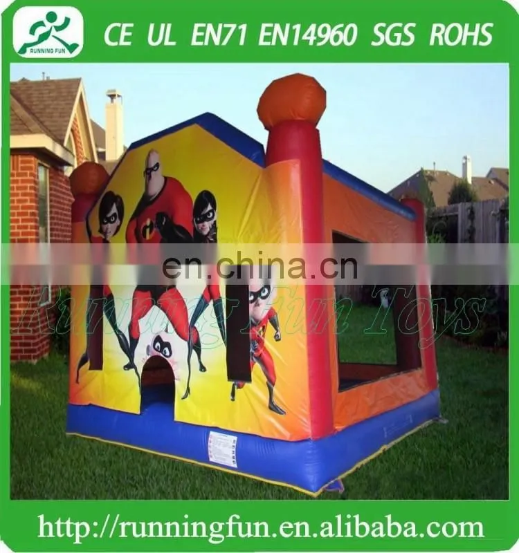 Frozen inflatable large jump, inflatable large bounce house