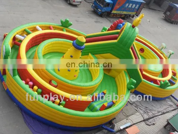 HI hot sale giant inflatable amusement park children's playground amusing park for sale