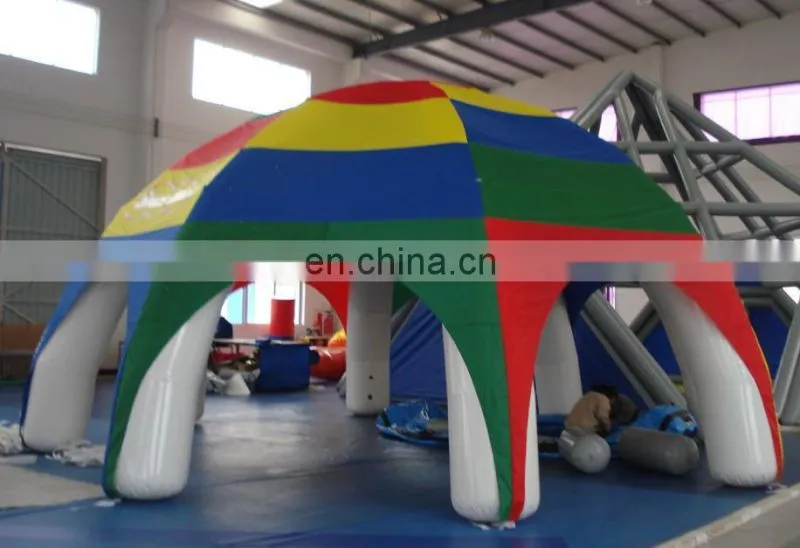 Large customized folding camping inflatable tent