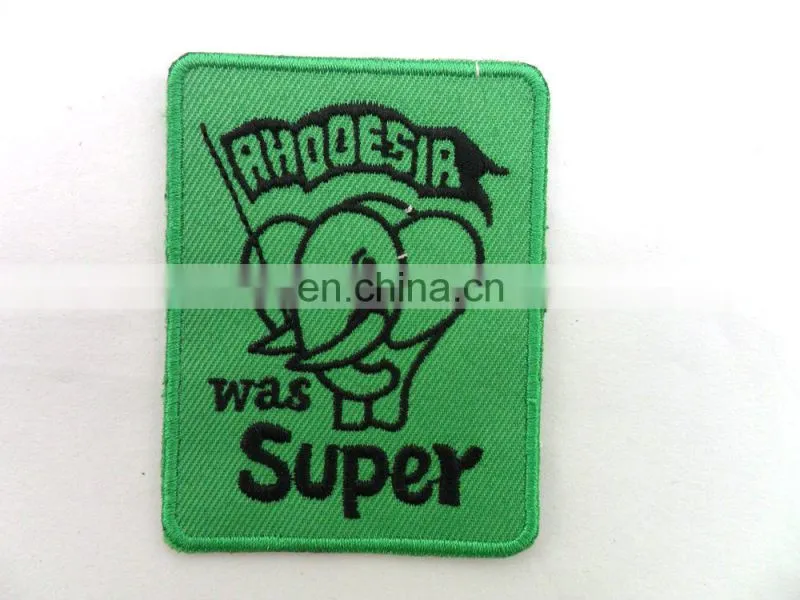 customized judo club embroidery badges/patch
