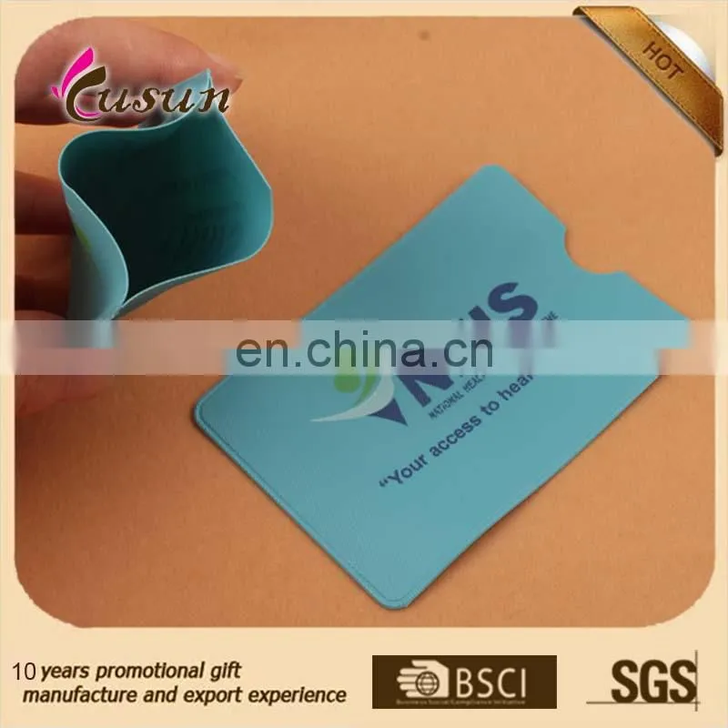 new design promotinal pvc credit card holder
