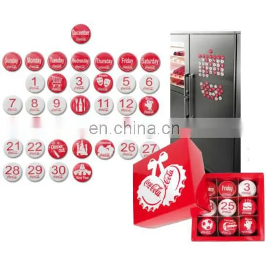 promotional product custom design 2017 calendar magnets