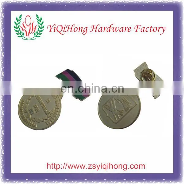 Glitter enamel dangler sports gold medal