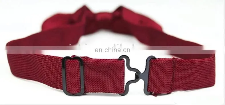 plain color knitted bowtie