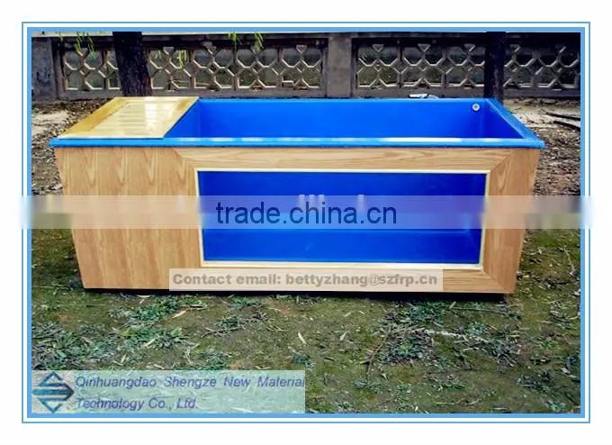 FRP fish breeding pool , fiber glass fish pond, fiber glass water vat