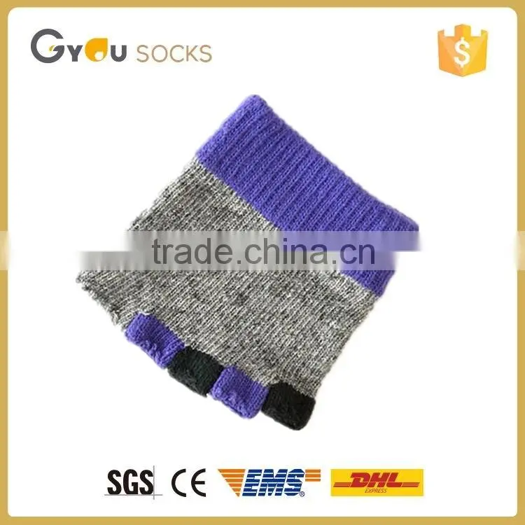 Custom Wholesale men's Anti-slip Sole Half Toe Non Slip Socks,Five Toe Socks