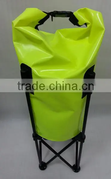 new design foldable storage bag with removeable stand for outdoor events