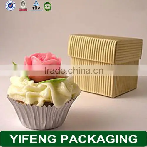 2016 Newest Design And Cheapest Factory Price Kraft Paper Cupcake Box