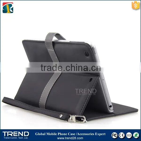 wholesale protective folding flip leather stand case for ipad mini