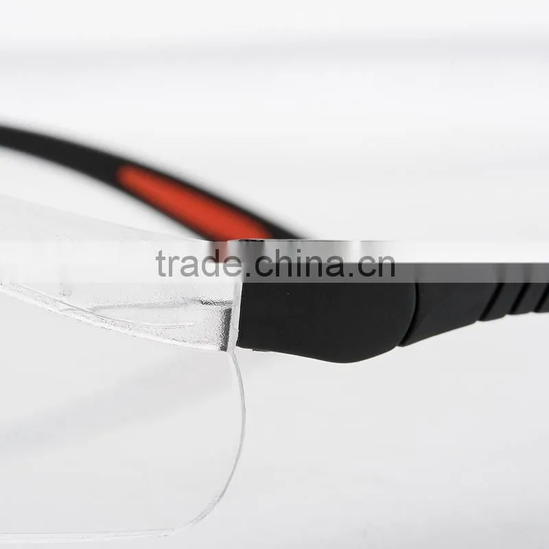 2015 glasses new style black frame single lens safety glasses