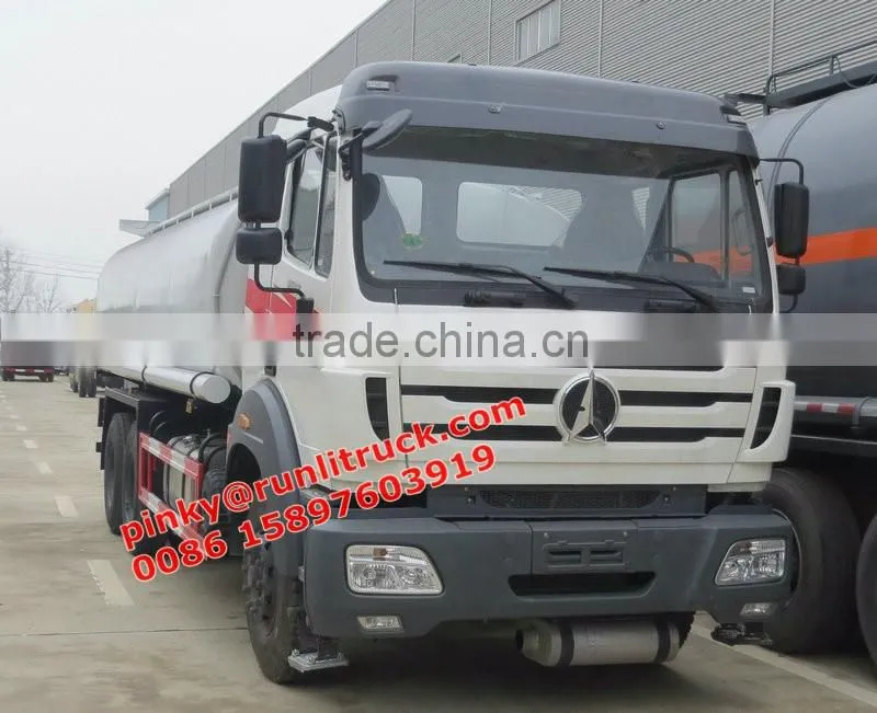 Cheaper Price Beiben 10Wheels Oil Tank Truck 25000Liters Oil Truck Fuel Delivery Trucks For Sales