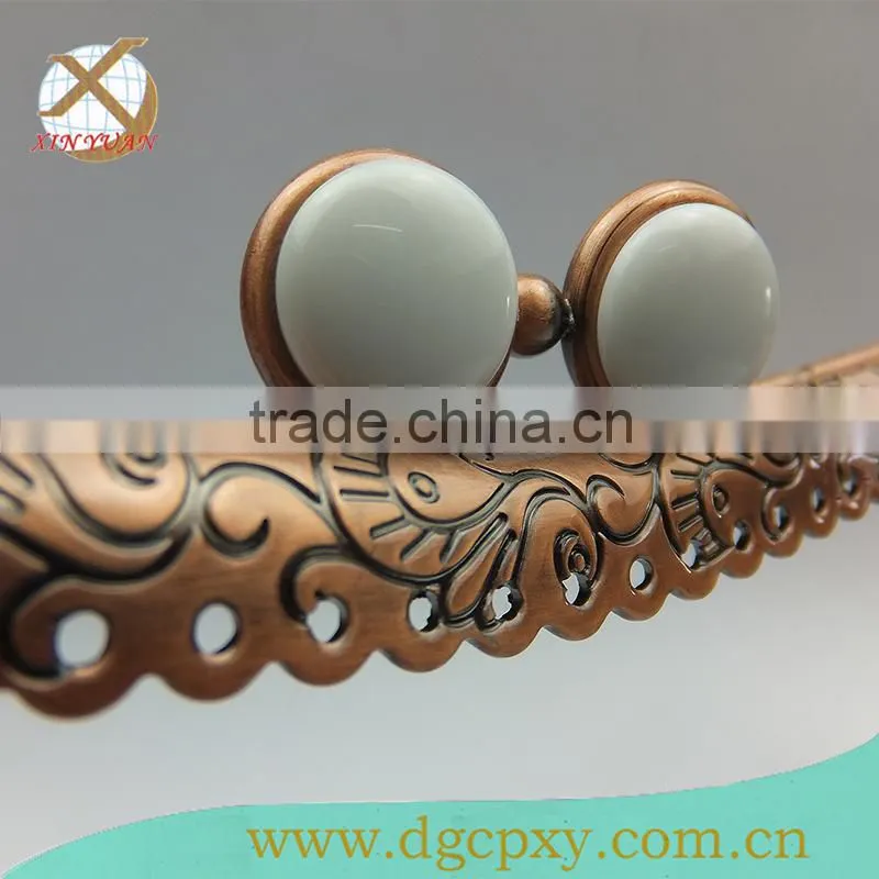high quality fashion handbags and purse metal frame