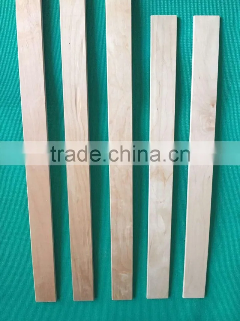 Glued birch wooden bed slats