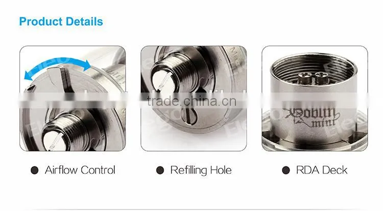 Authentic High Quality UD Goblin Mni RTA Tank, Goliath V2 Subohm Tank/ Zephyrus Tank/Bellus RTA Tank From Elego