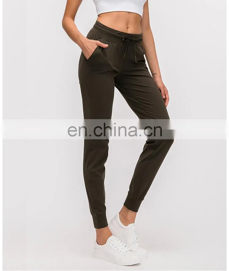 1 pcs MOQ custom logo New arrival super good quality women workout running gym yoga training jogger pants