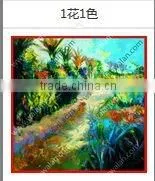 digital print custom design square pure silk scarf 90*90