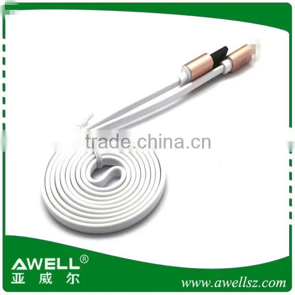 China alibaba braided usb cable for apple iphone 6 ios 8 usb charger cable 1m