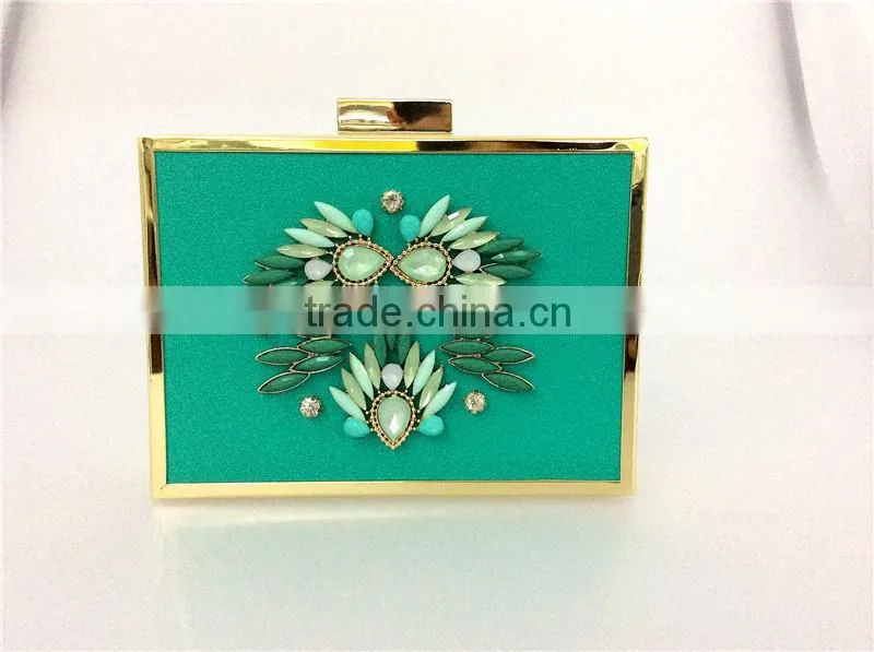 Factory price embellished clutch bag ,lady sexy clutch bag,lastest style bag for sale