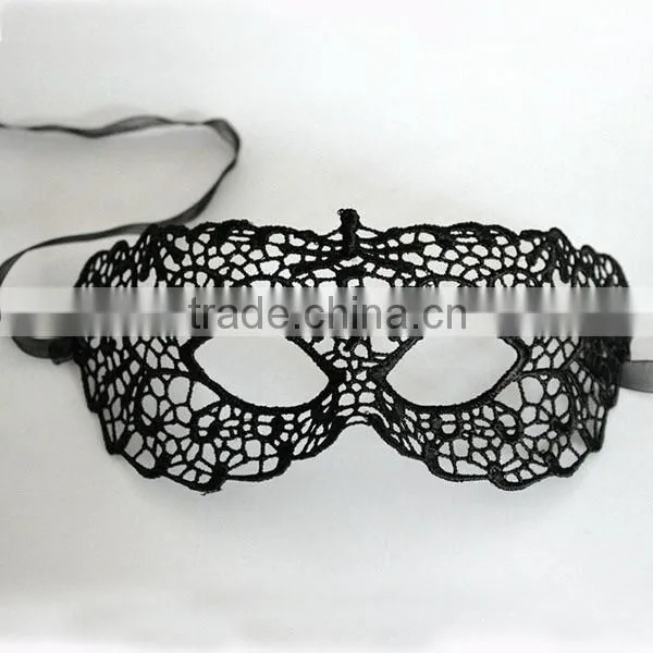 Cheapest price Fashion Sexy Womens Party Club Hollow Lace Eye Mask black and white masquerade masks