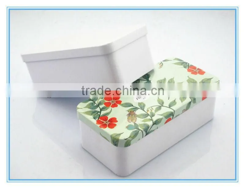 Zakka style storage boxes gift tin box