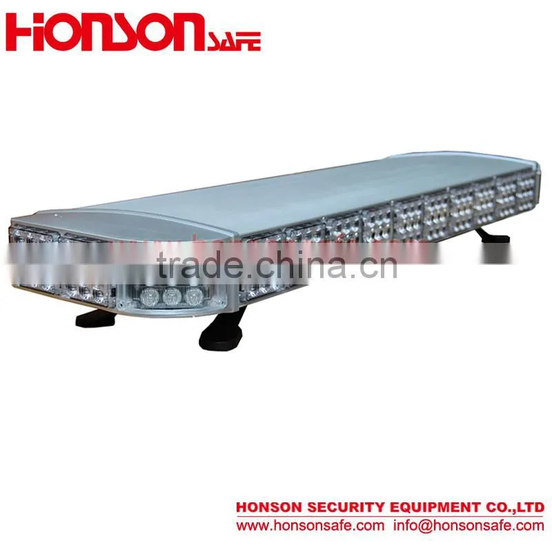 Double row led full length warning light bar vehicle police lightbar HS-9140