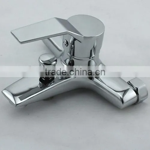Wall Mounted Bath Tap Exposed Copper Shower Faucet