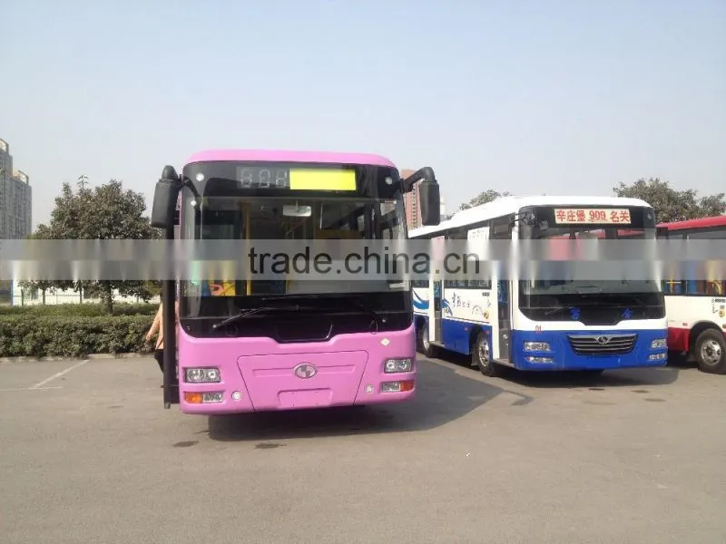 35-38seats 8.6meters length Rear engine bus passenger door before the front Axle