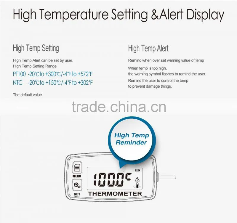 Runleader RL-TM003 TEMP METER thermometer temperature meter for motorcycle snowmobile concrete mixer truck drilling machine