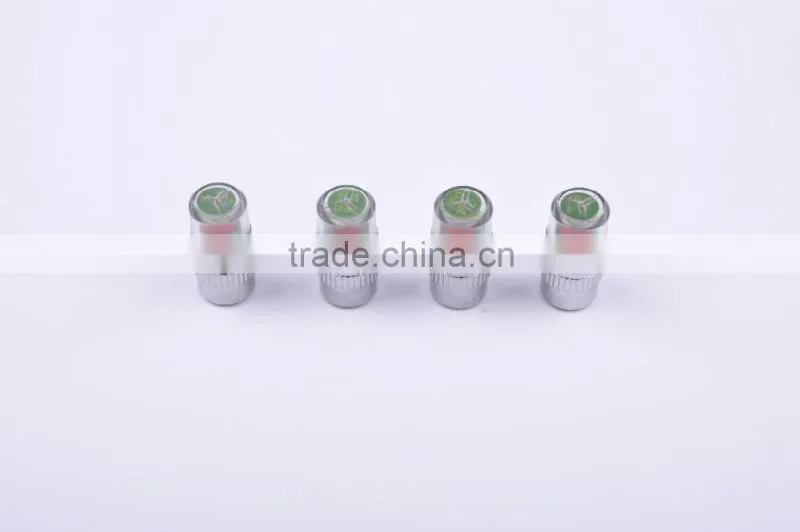Tire pressure indicator cap, tire pressure monitor