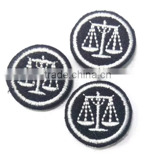 embroidery patch for garments , customized embroidery patch
