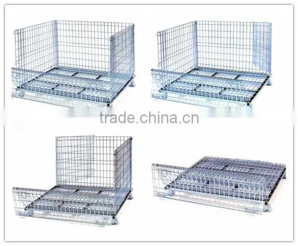 High quality warehouse storage collapsible box stack pallet