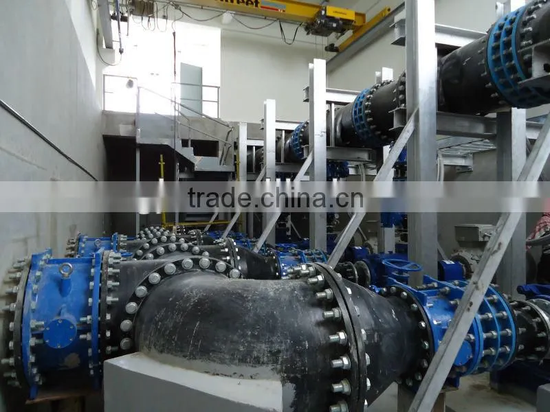 epoxy coating ductile iron pipe joint --- Universal flange adaptor